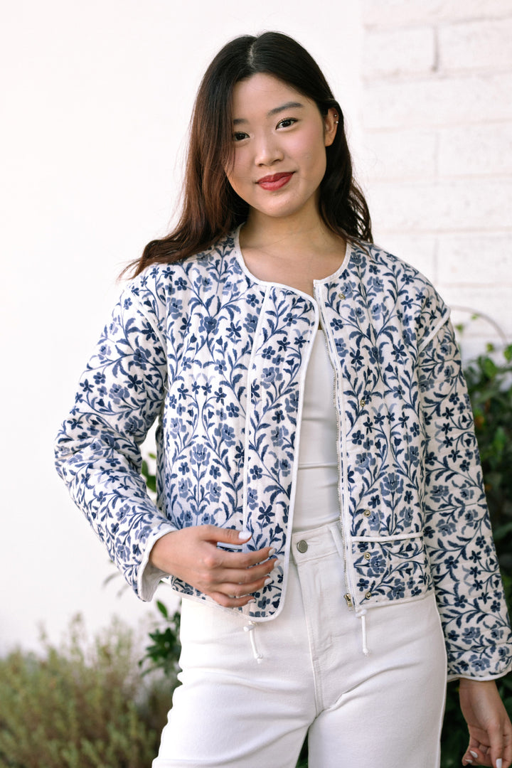 Amy Quilted Floral Jacket