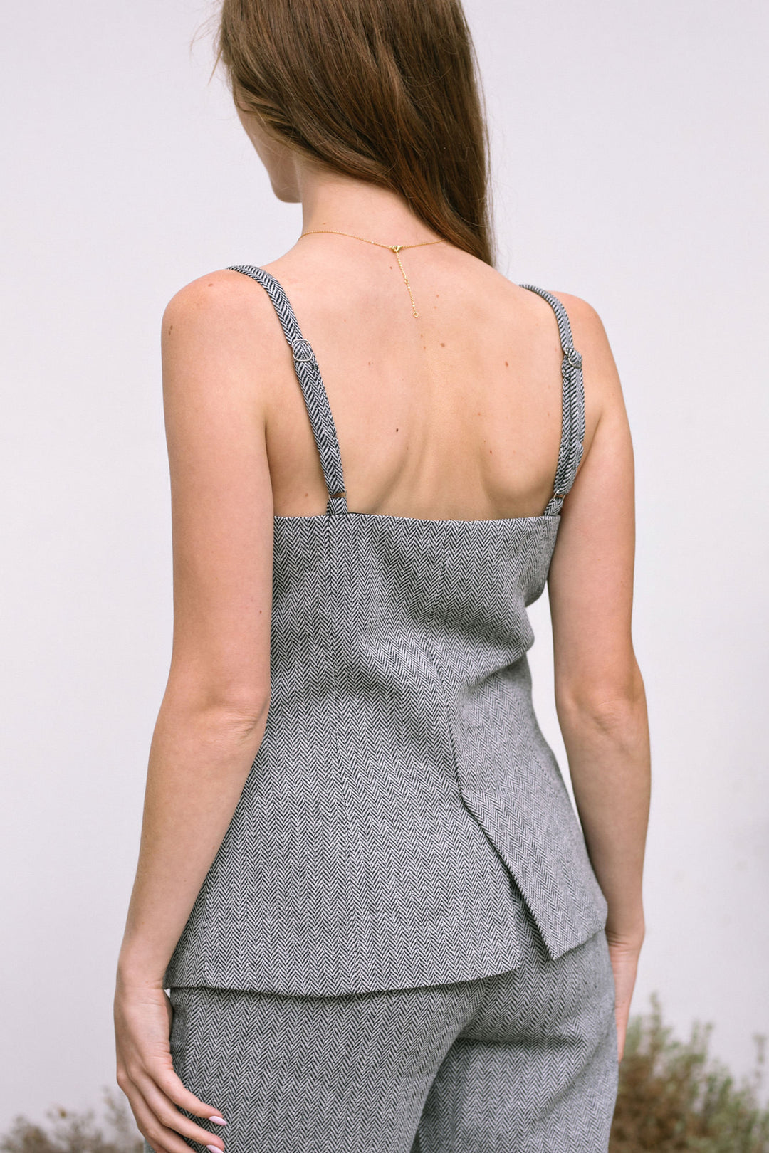 Abigail Herringbone Woven Cami