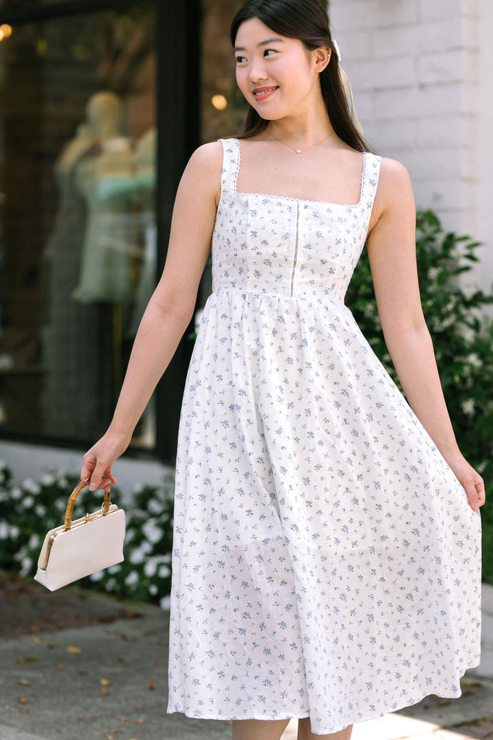 Emma Floral Midi Dress