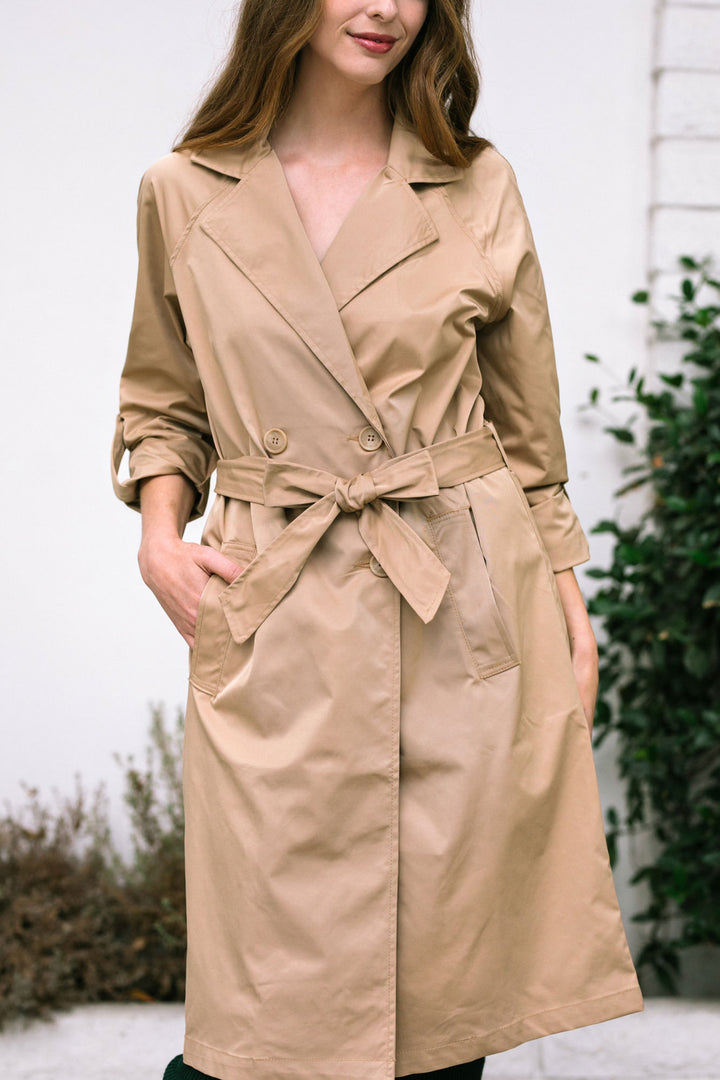 Drew Belted Trench Coat