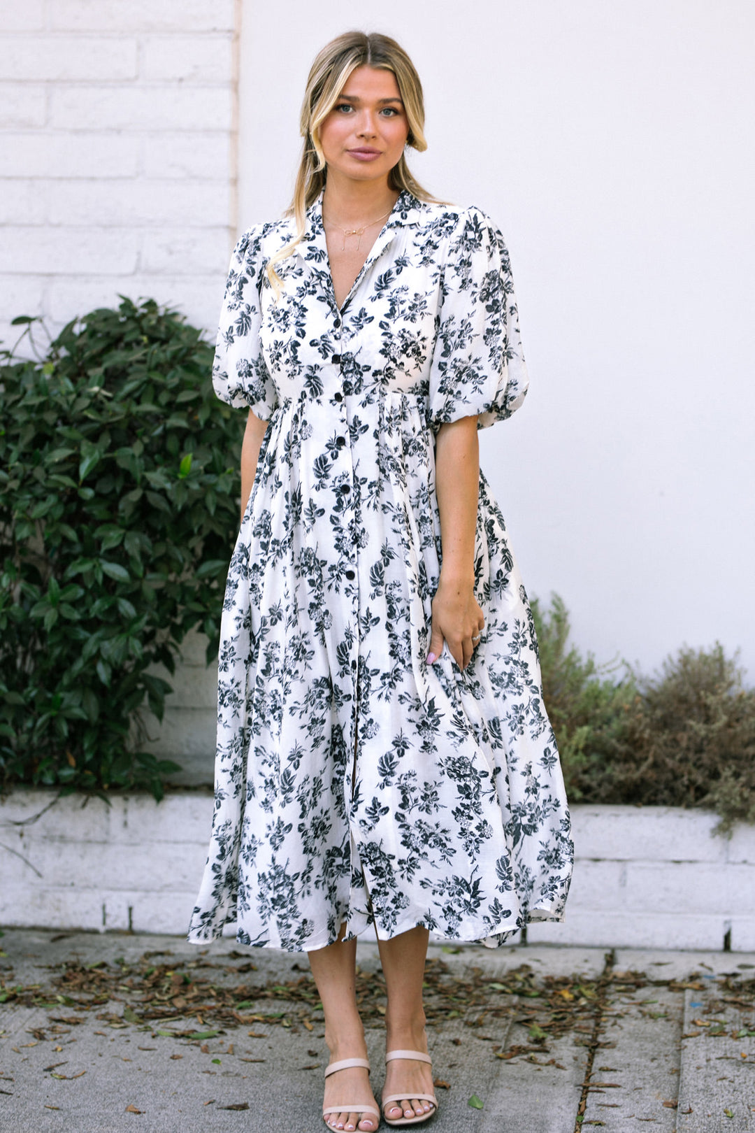 Etta Floral Collared Dress