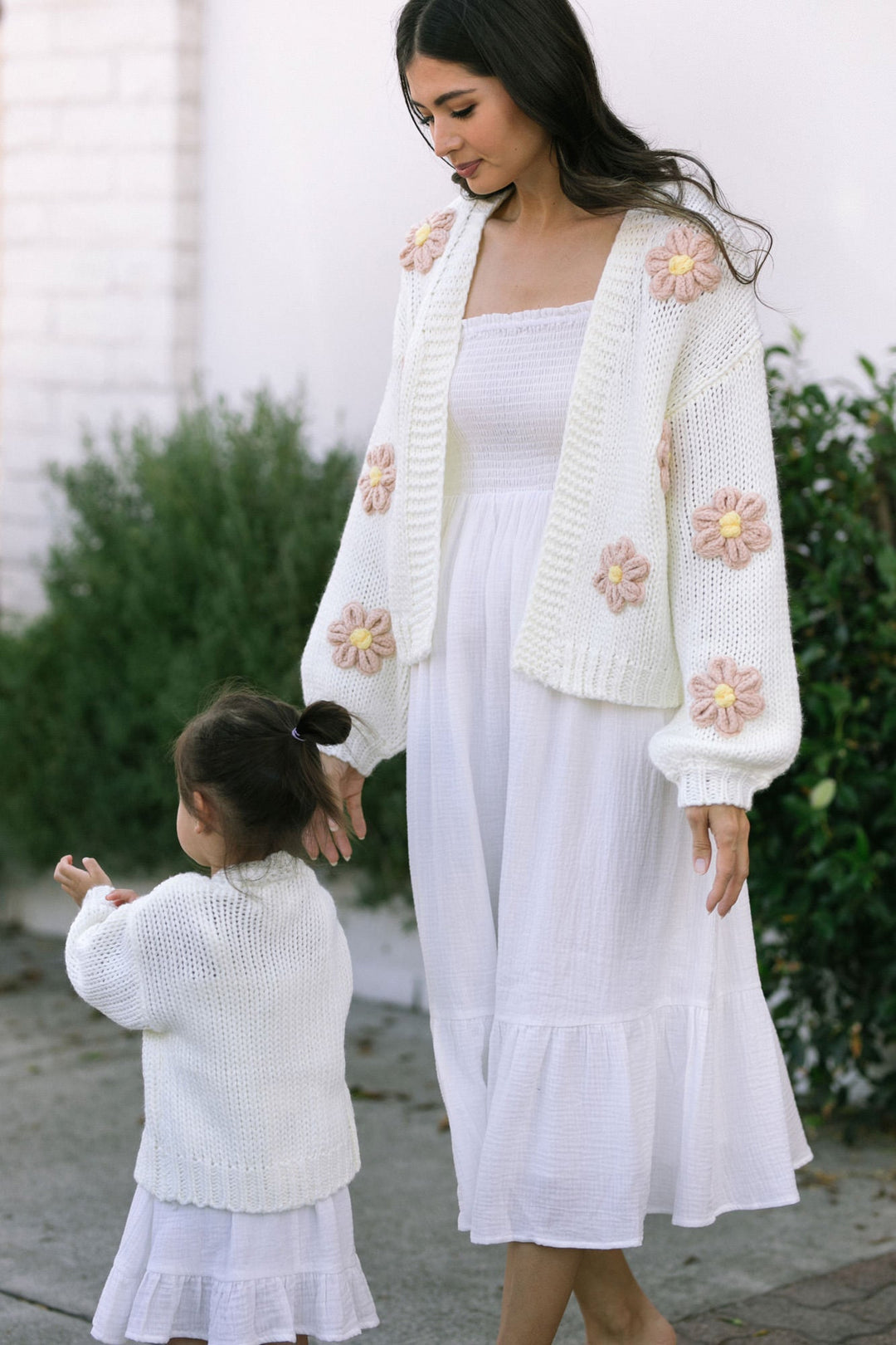 Angela Floral Knit Cardigan