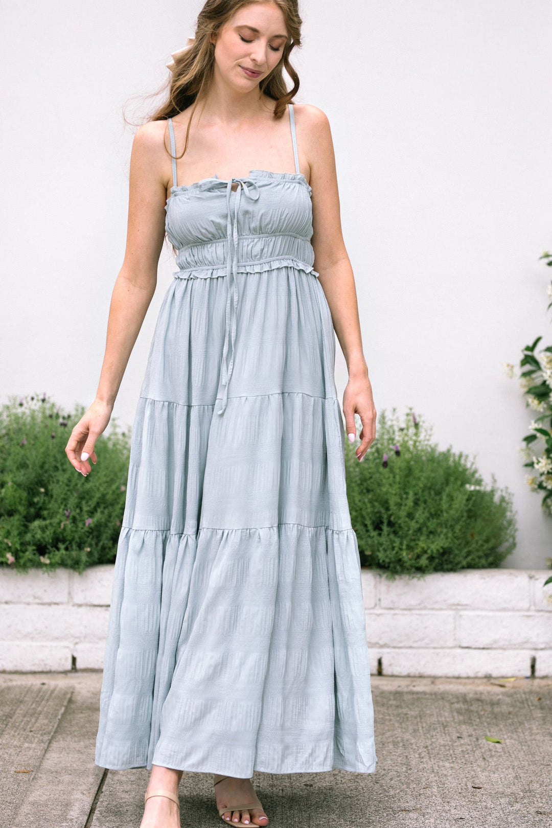 Gracie Crinkled Maxi Dress