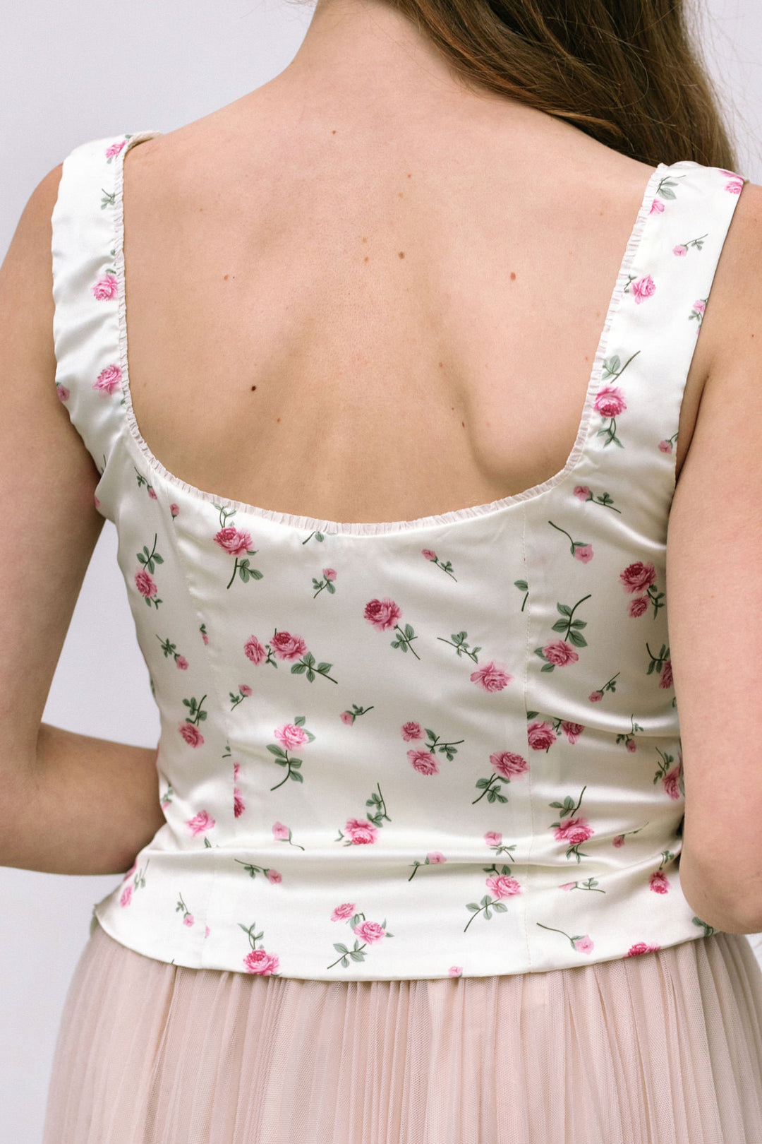 Liana Satin Floral Tank