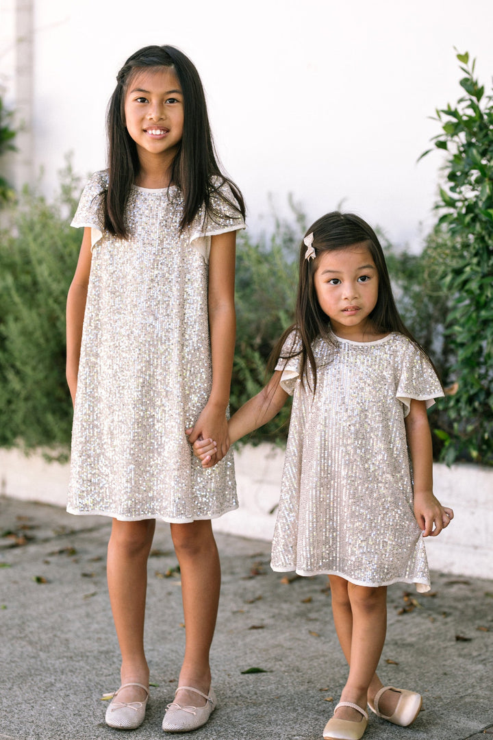 Kids Sequin Shift Dress