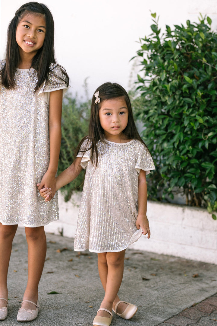 Kids Sequin Shift Dress