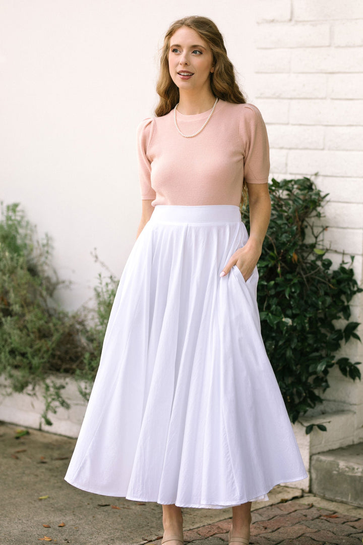 Joelle Solid Maxi Skirt