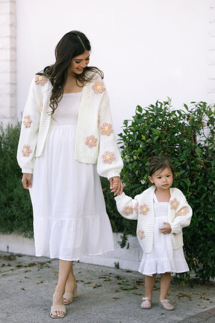 Mini Angela Floral Cardigan