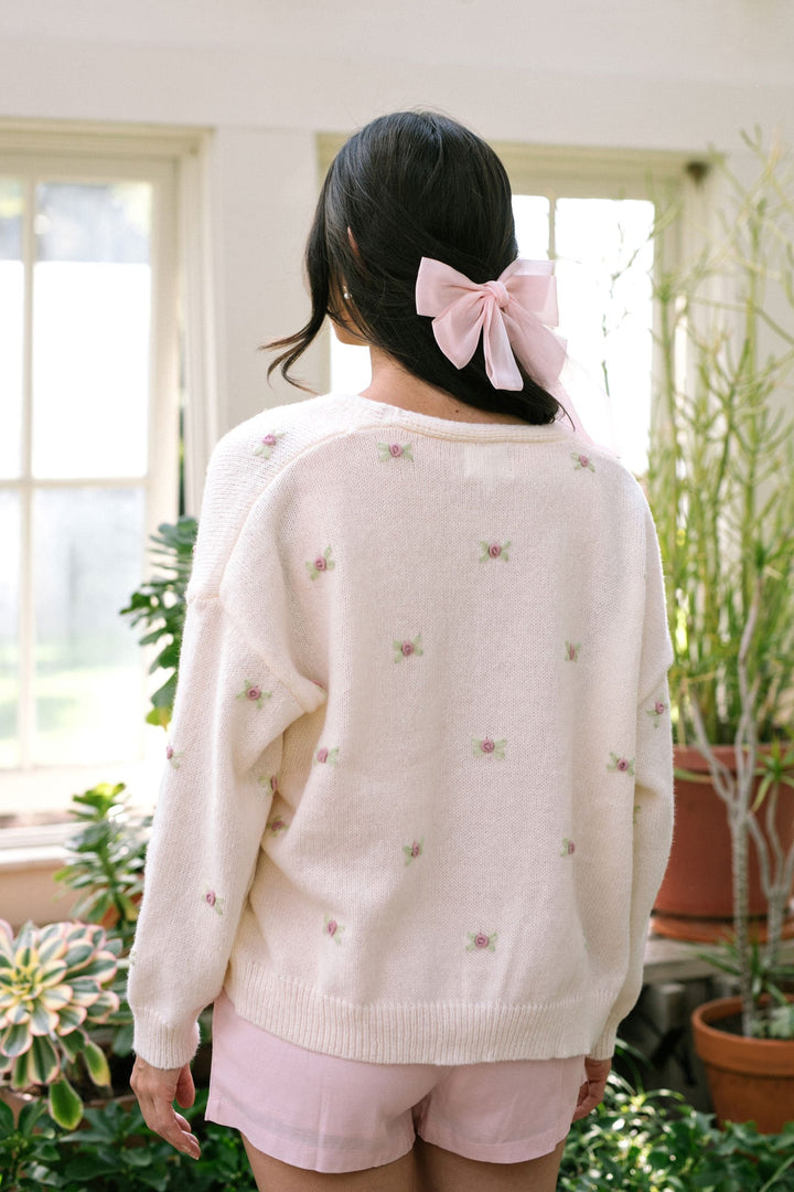 Edith Floral Knit Cardigan