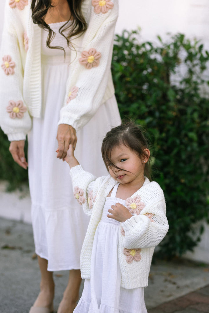 Mini Angela Floral Cardigan