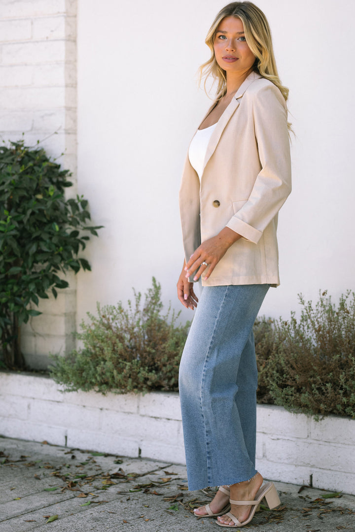 Maeve 3/4 Sleeve Blazer