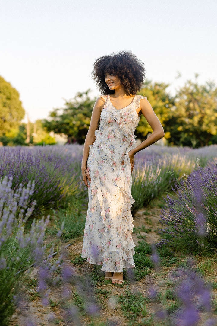 Violetta Ruffled Maxi Dress