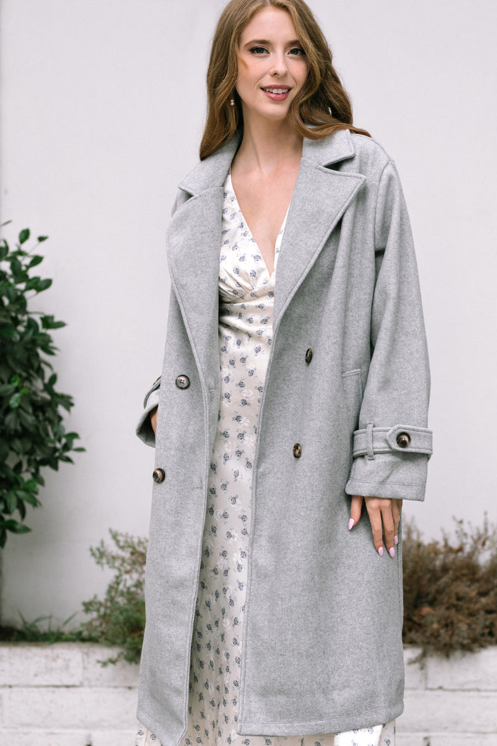 Mason Longline Buttoned Coat