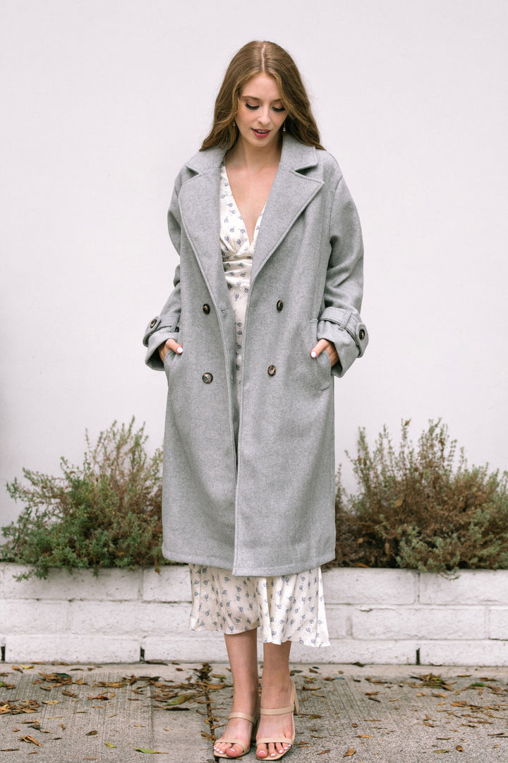 Mason Longline Buttoned Coat