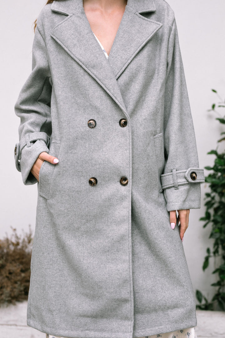 Mason Longline Buttoned Coat