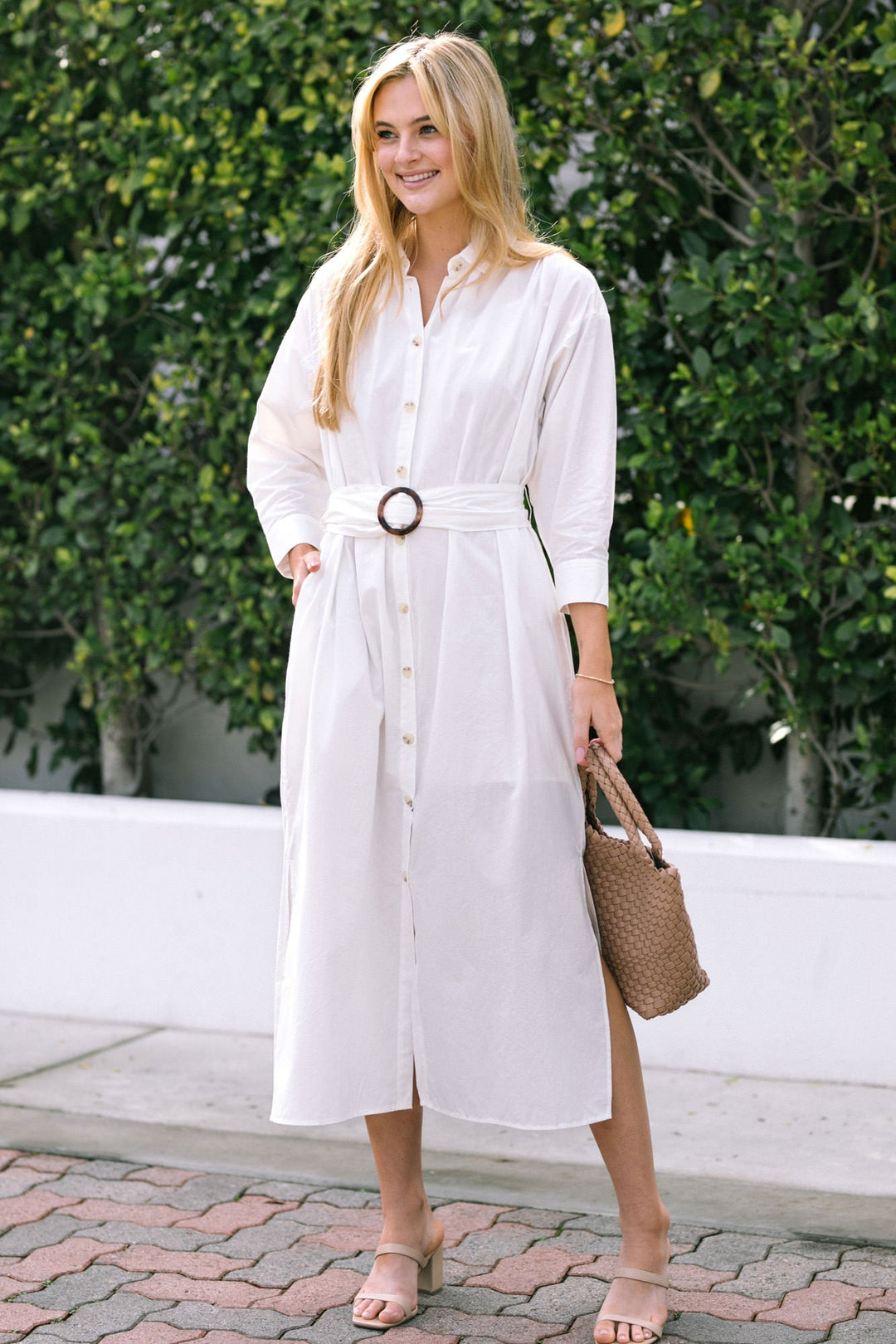 Tatum Belted Shirt Dress