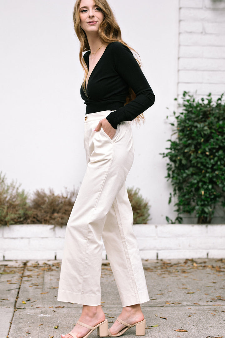 Stevie Crop Chino Pants