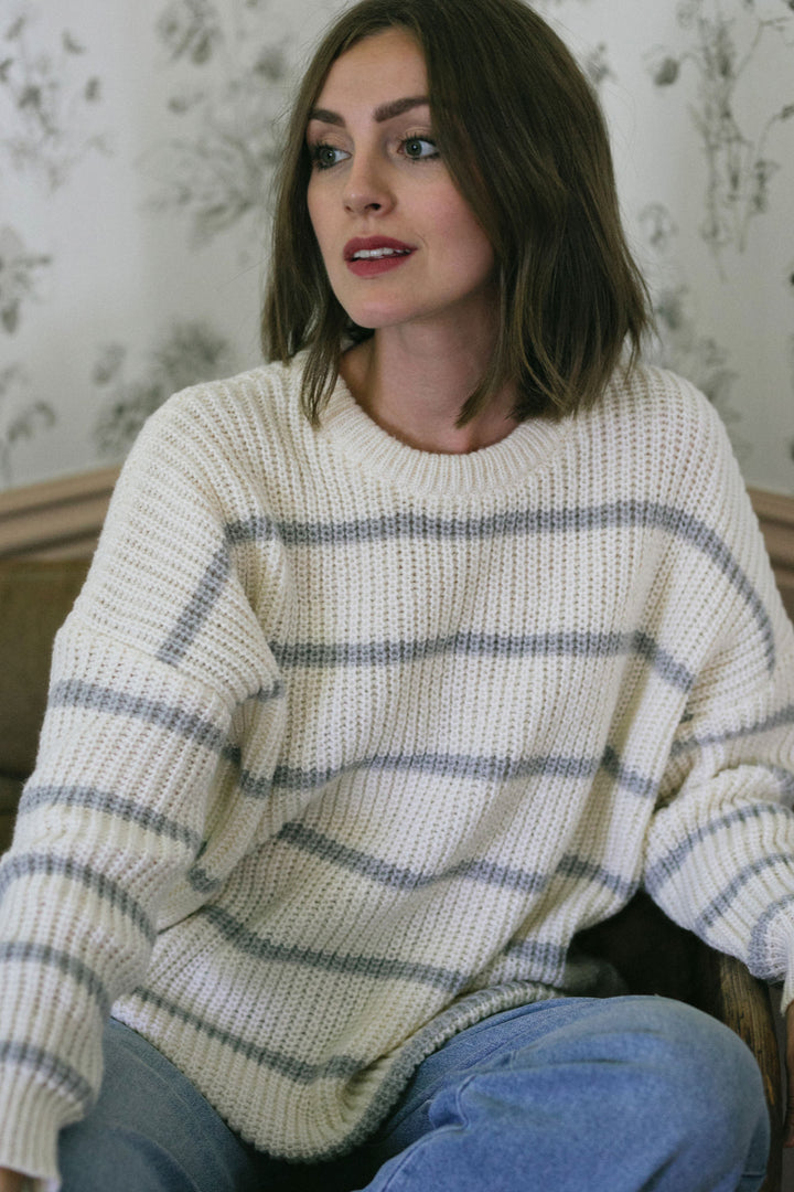 Phoebe Striped Knit Sweater