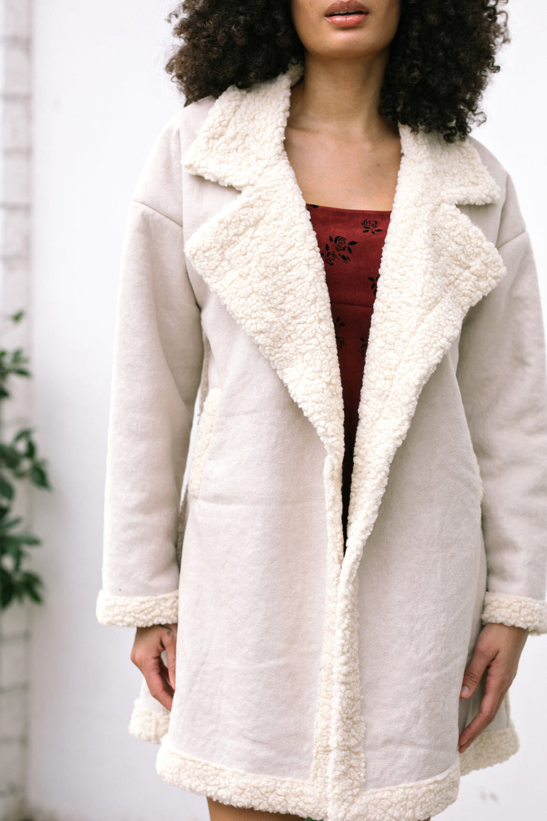 Taryn Sherpa Lined Coat