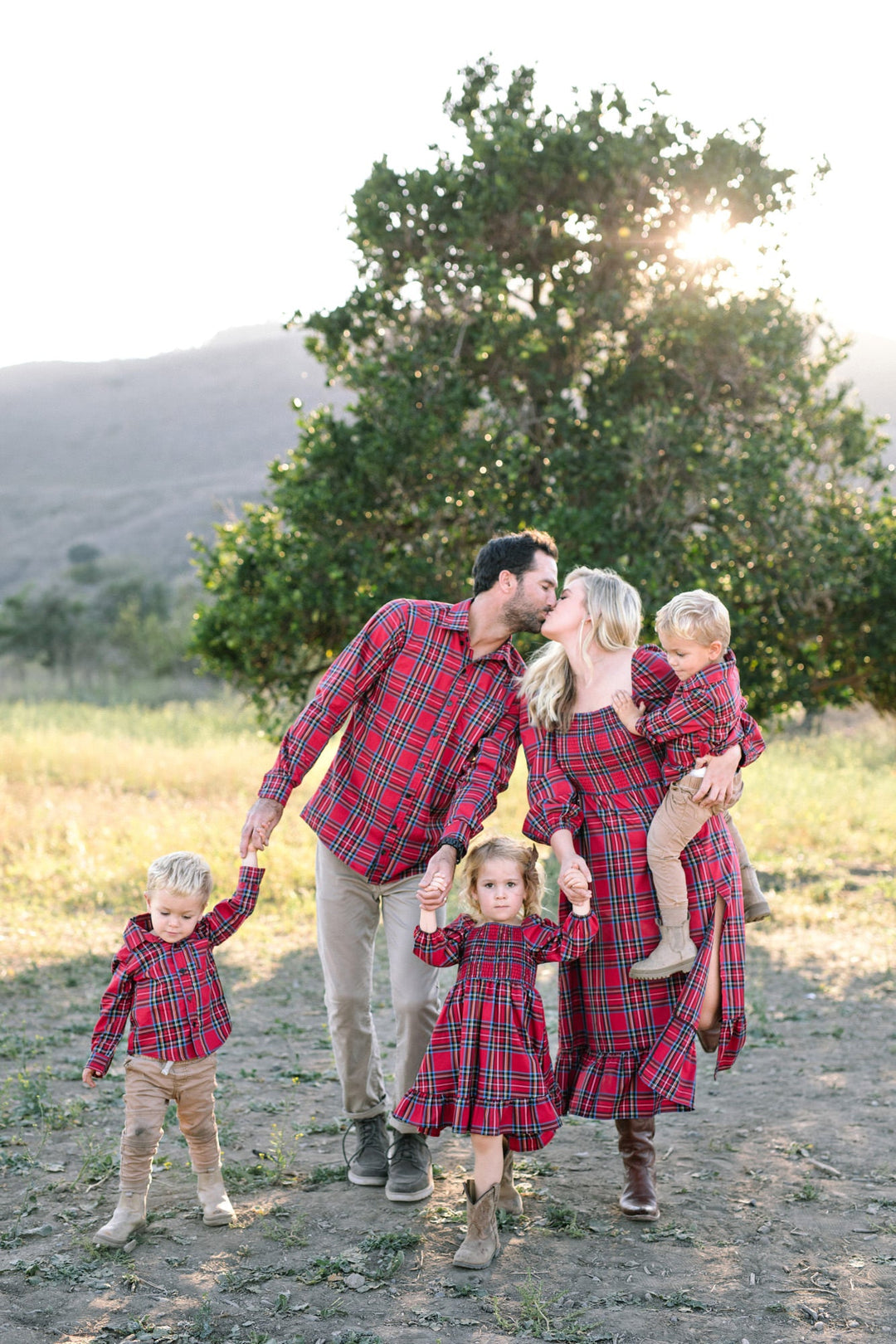 Carol Plaid Smocked Dress