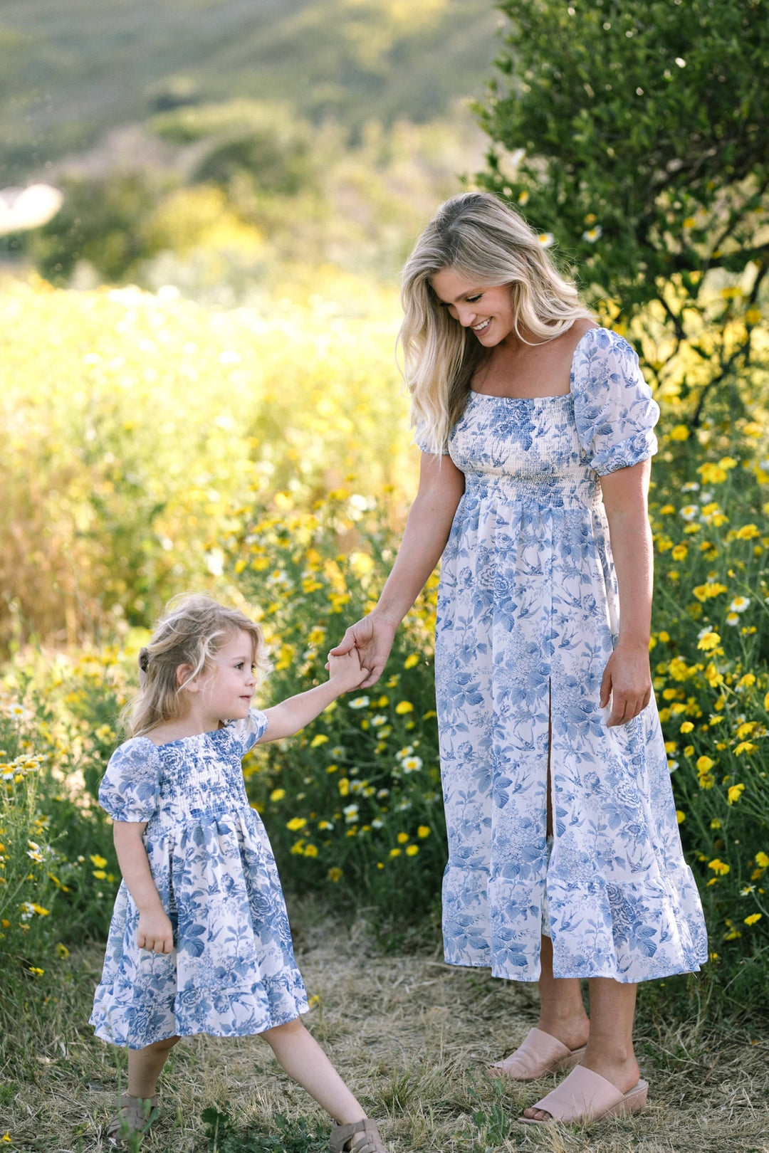 Zoey Smocked Midi Dress