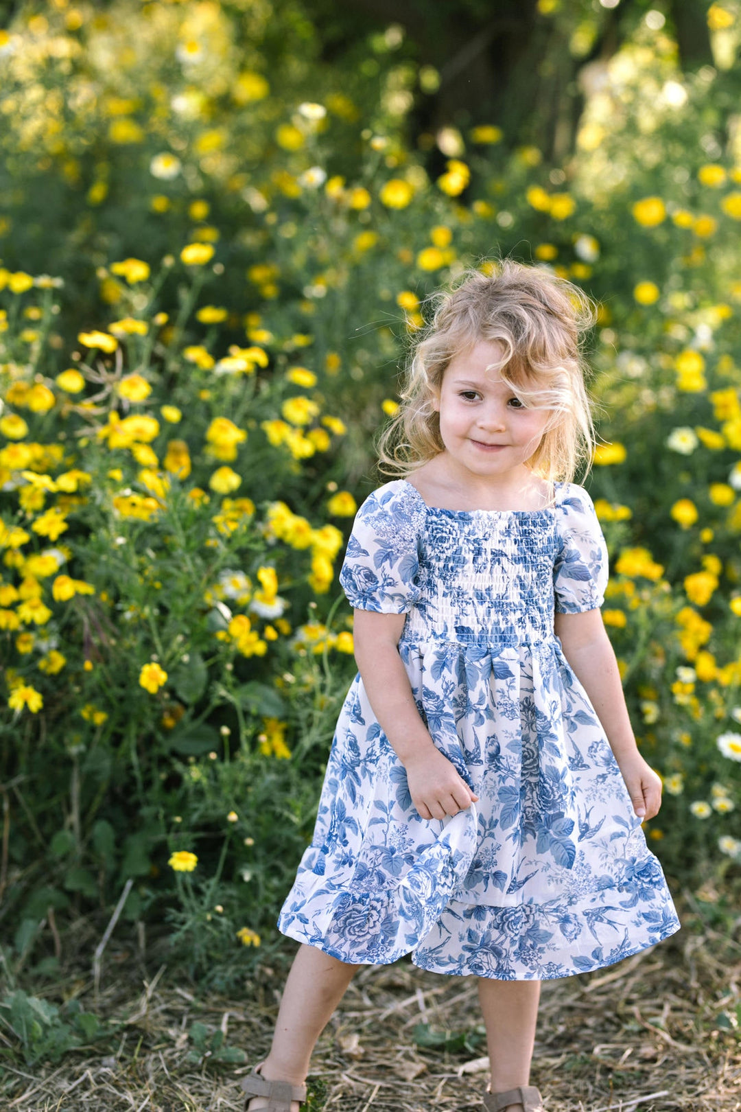 Mini Zoey Smocked Dress