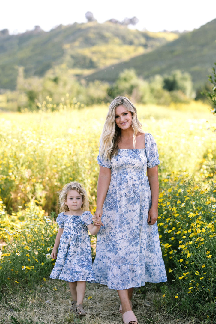 Zoey Smocked Midi Dress