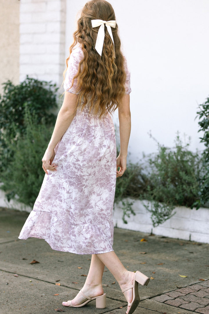 Marie Smocked Midi Dress