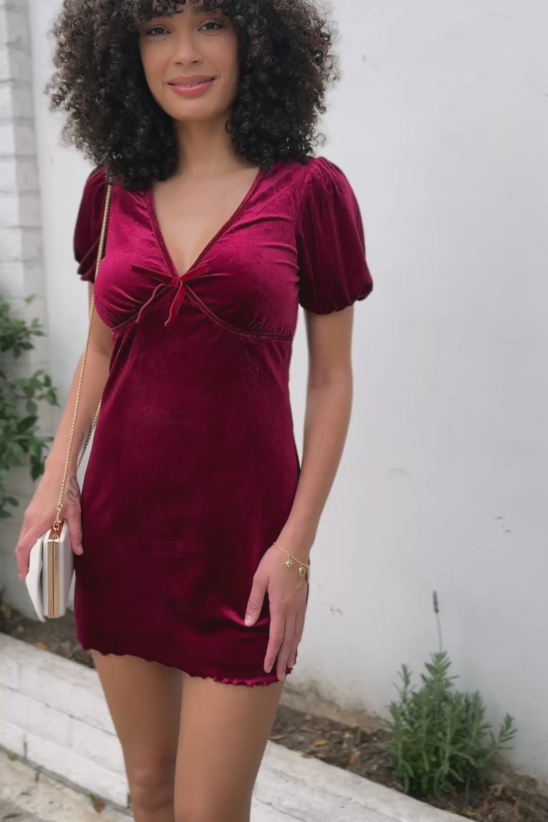 Scarlett Velvet Mini Dress