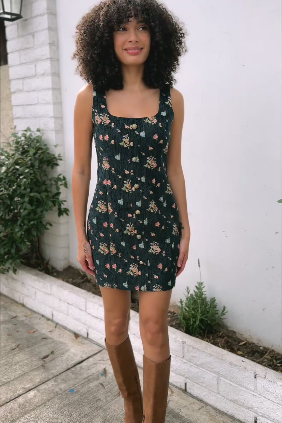 Bella Floral Mini Dress