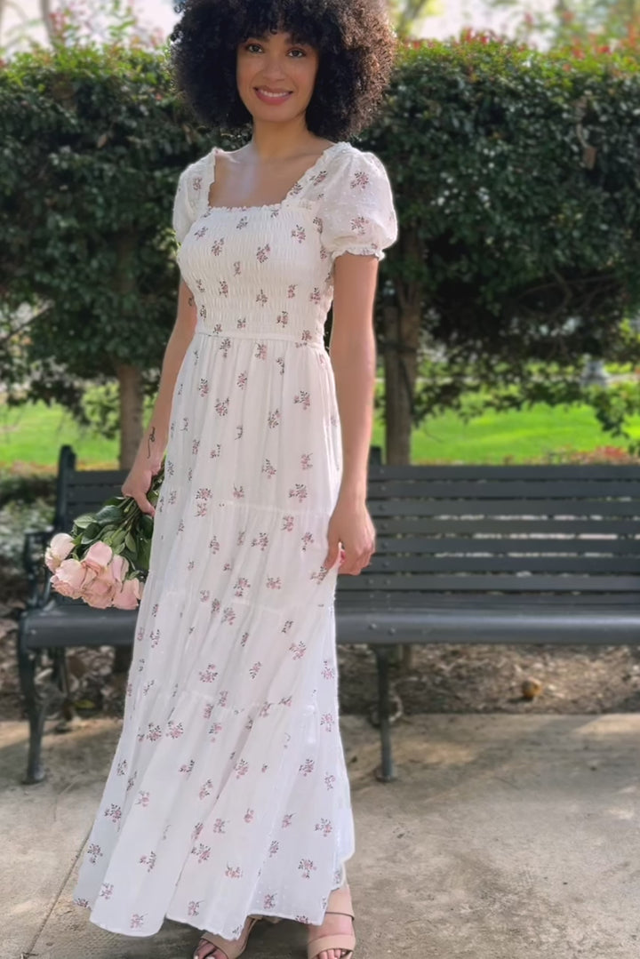 Melrose Smocked Maxi Dress