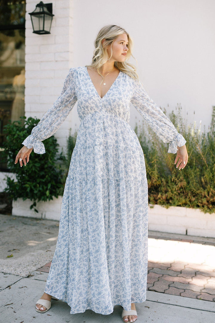 Kelsey Long Sleeve Maxi Dress Dresses Aakaa 